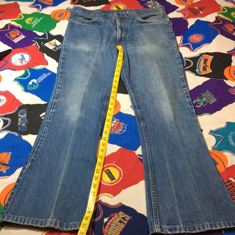 Vintage 70s Orange Tag Levi Bell Bottom Jeans